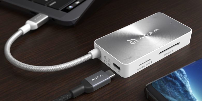 Transfer data seamlessly between all your MacBook-connected devices with a set of flexible adapters.