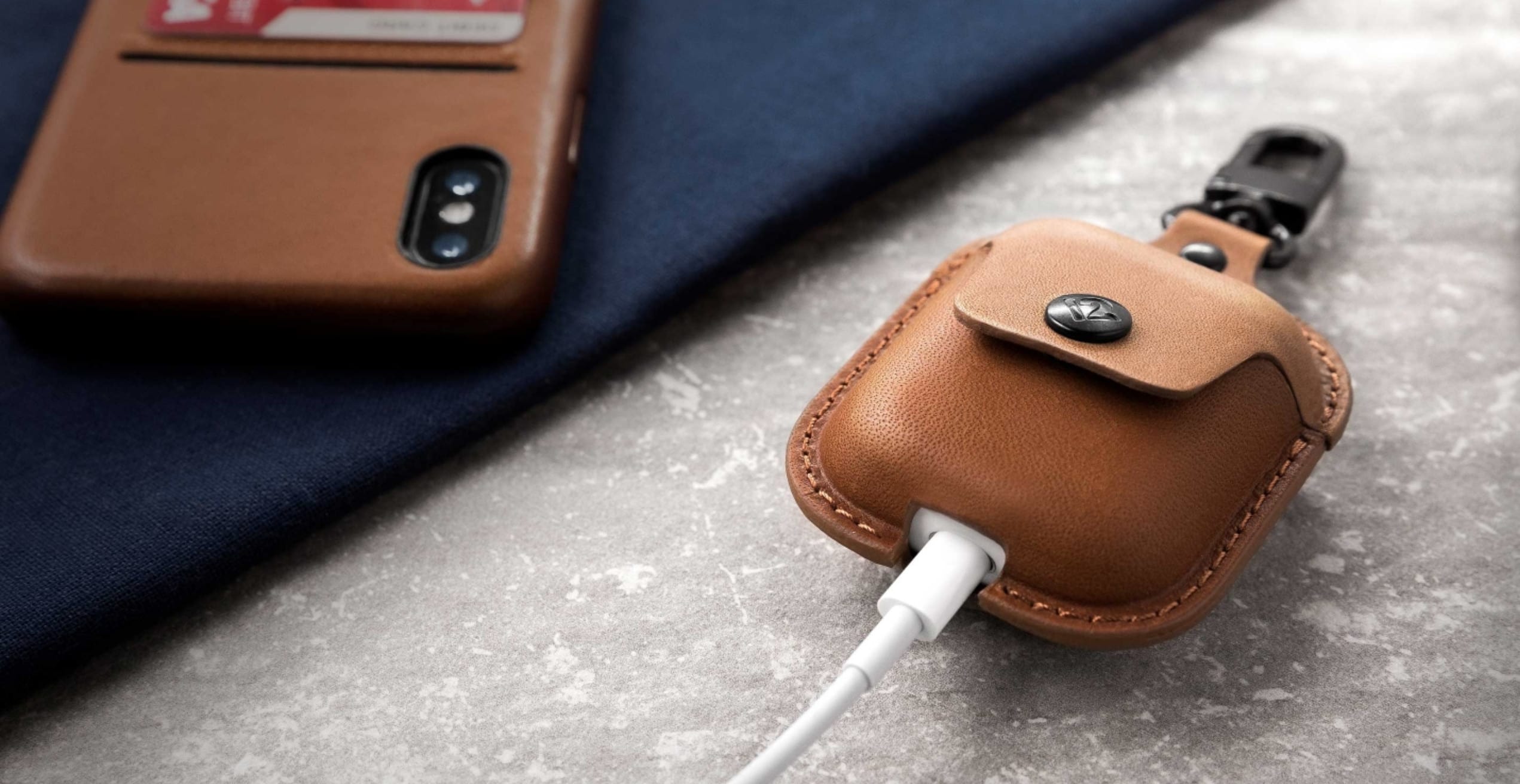 With the handy cutout on the bottom, you can recharge your AirPods without ever taking them out of this chic case.