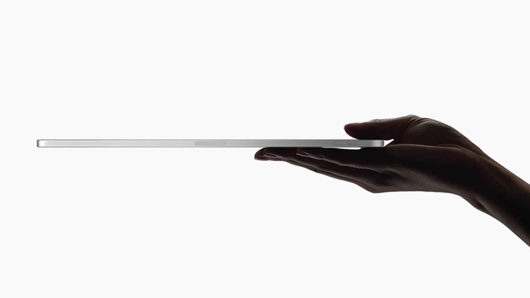 The new 2018 iPad Pro is Apple's thinnest tablet yet.
