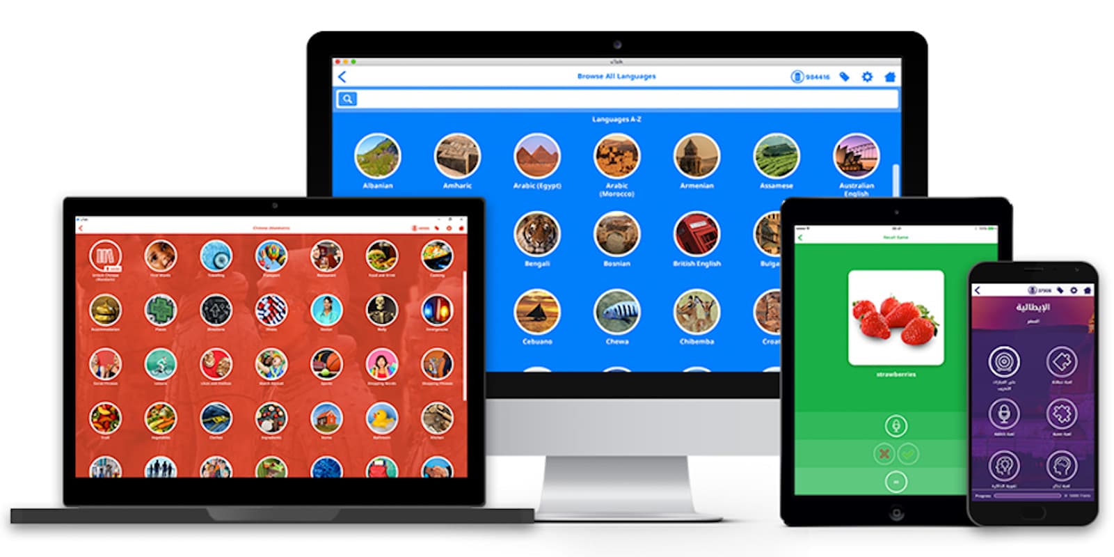 Learn up to 130 languages with a lifetime subscription to the uTalk app language learning app.