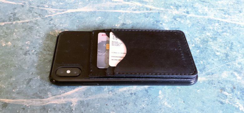 Dodocase Leather Kickstand Cardcase is a bit thick.