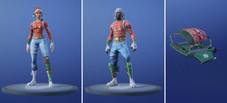 Fortnite Christmas skins