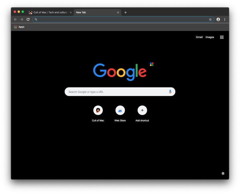 Chrome dark mode Mac