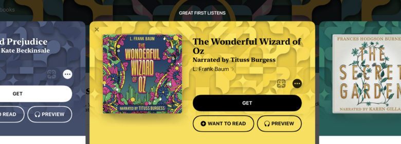 Apple Books free audiobooks