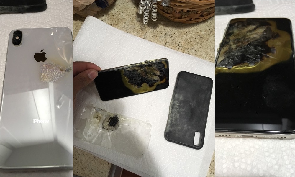 iPhone XS Max explodes