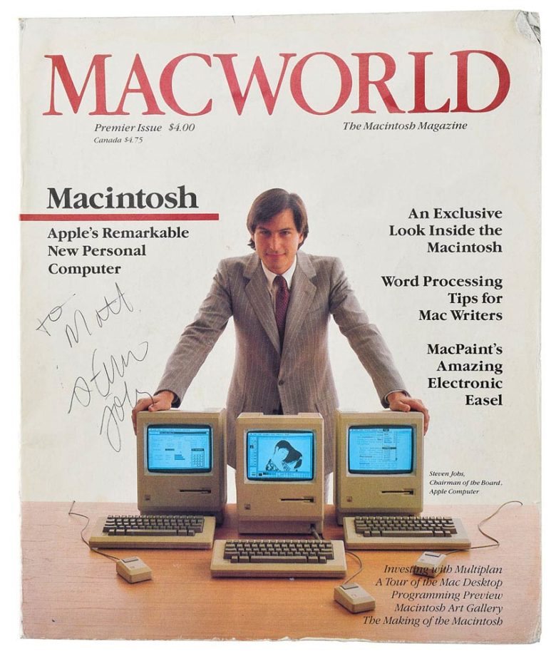 Steve Jobs Macworld autograph