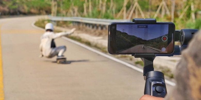 This iPhone gimbal does double duty as a charging platform, with a bunch of other cool extras.