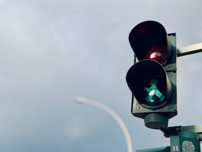 Traffic lights as metaphor for motivation streaks