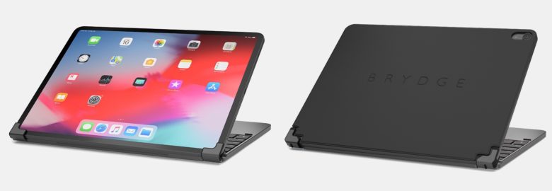 The Brydge 2018 iPad Pro keyboard has a cinema mode and protection for back of the tablet.