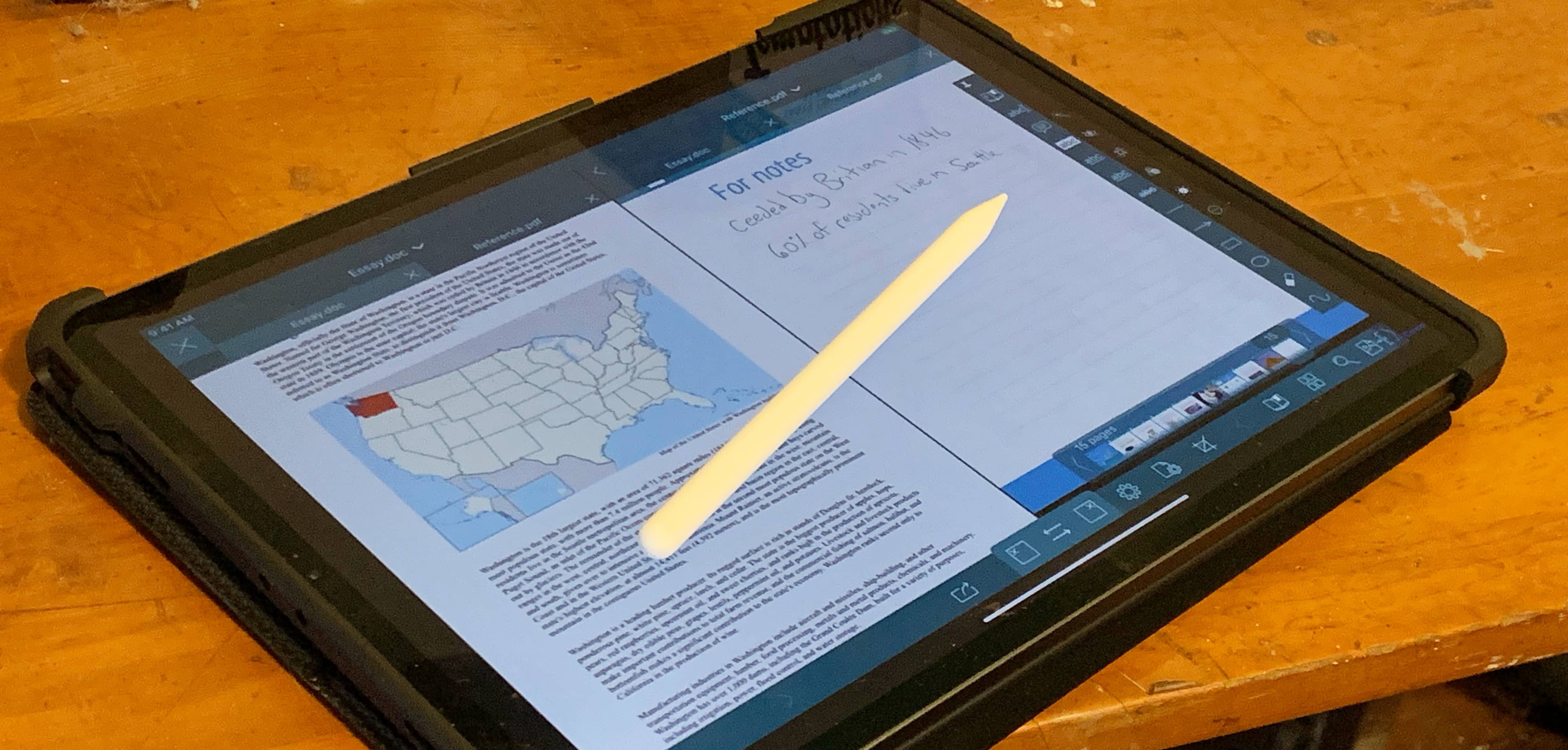 iPad users can view two documents side-by-side with GoodReader 5.