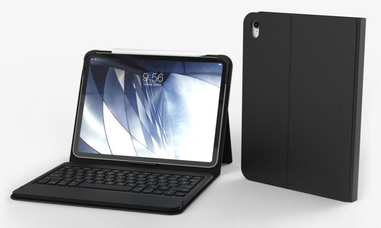 The Zagg Messenger Folio is a lightweight keyboard case for the 2018 iPad Pro.