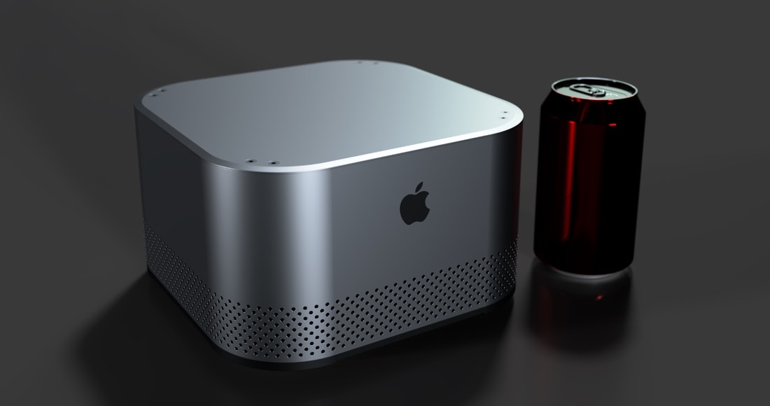 The Mac Evo would fit between the Mac mini and Mac Pro in Apple’s lineup.