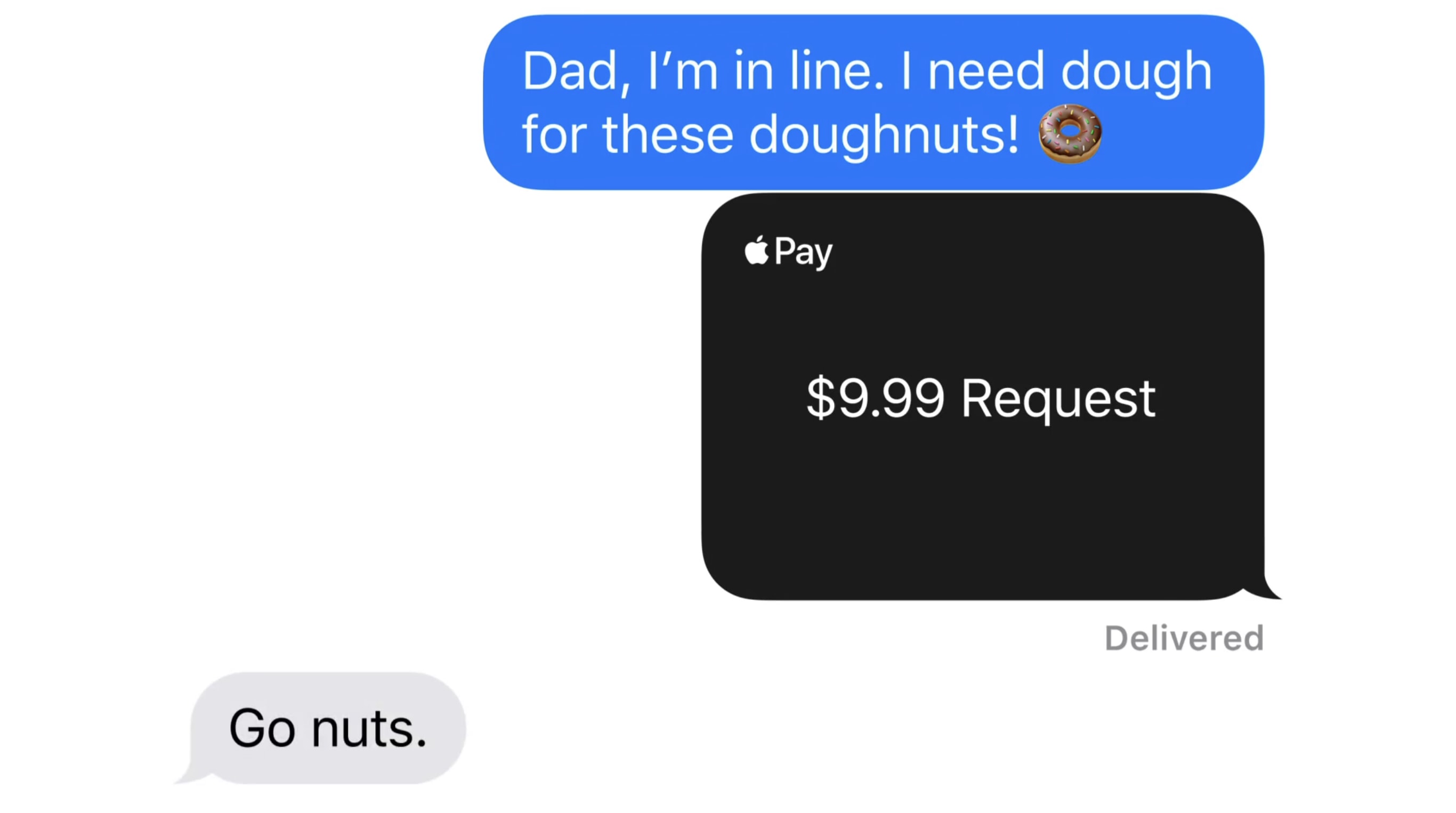 Pay for your doughnut dash with help from Apple Pay.