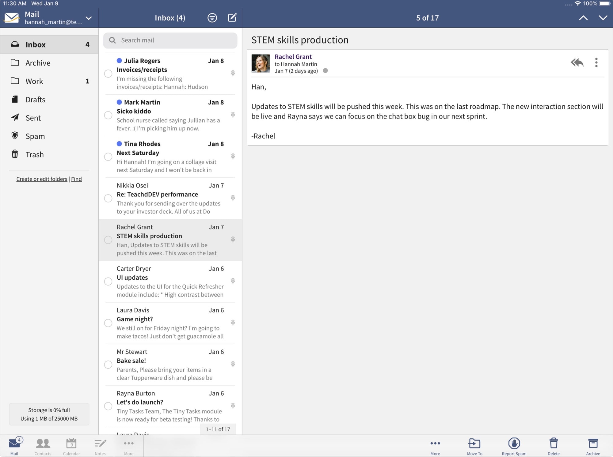 A new look, and new features, for the Fastmail app.