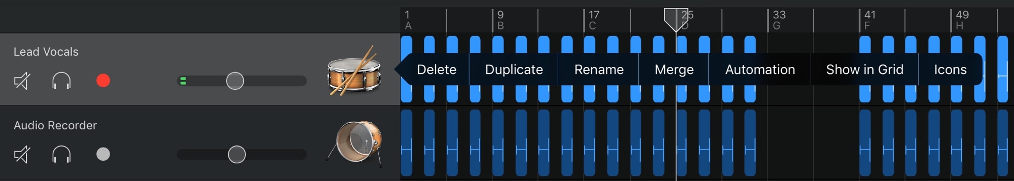 Tap to merge. Tap to merge.