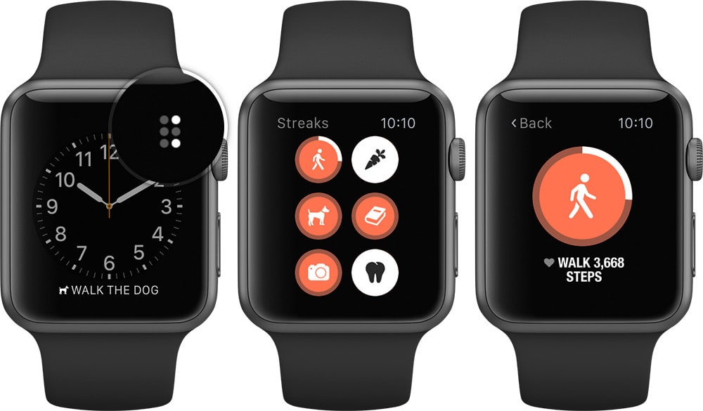 The Apple Watch will remind you to get moving.