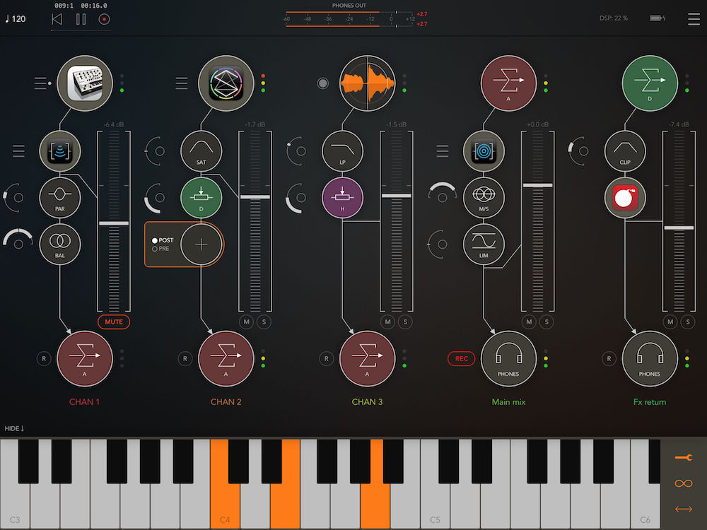 AUM is essential for any iOS musician.