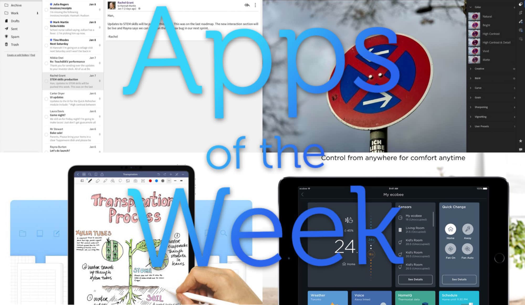 We have a feast of apps for your this week.