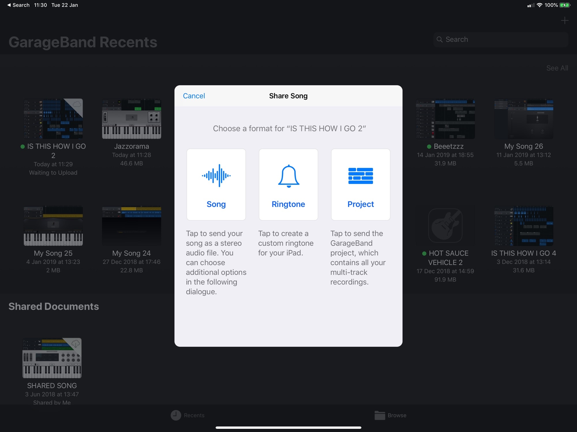 Choose ‘Project’ to, and then follow along to share via AirDrop, or whatever you prefer. Choose ‘Project’ to, and then follow along to share via AirDrop, or whatever you prefer.