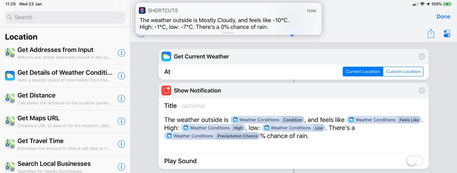 How to make Shortcuts give you an iPad weather forecast | Cult of Mac