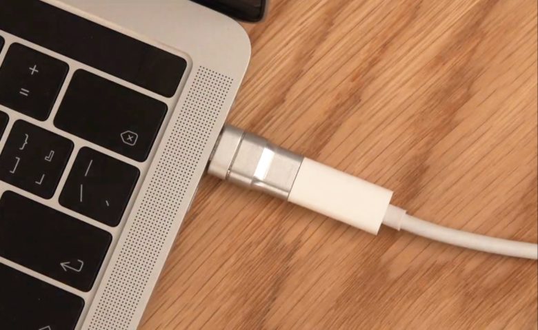 ThunderMag replaces MagSafe for USB-C and Thunderbolt 3 connections.