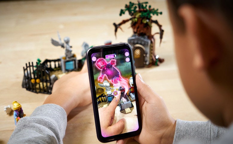 Hidden Side sets combine Lego bricks with augmented reality ghosts.