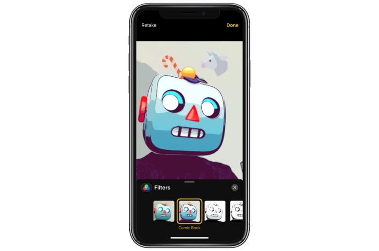 Who wouldn’t want to receive this totally non-creepy stickered-up selfie?