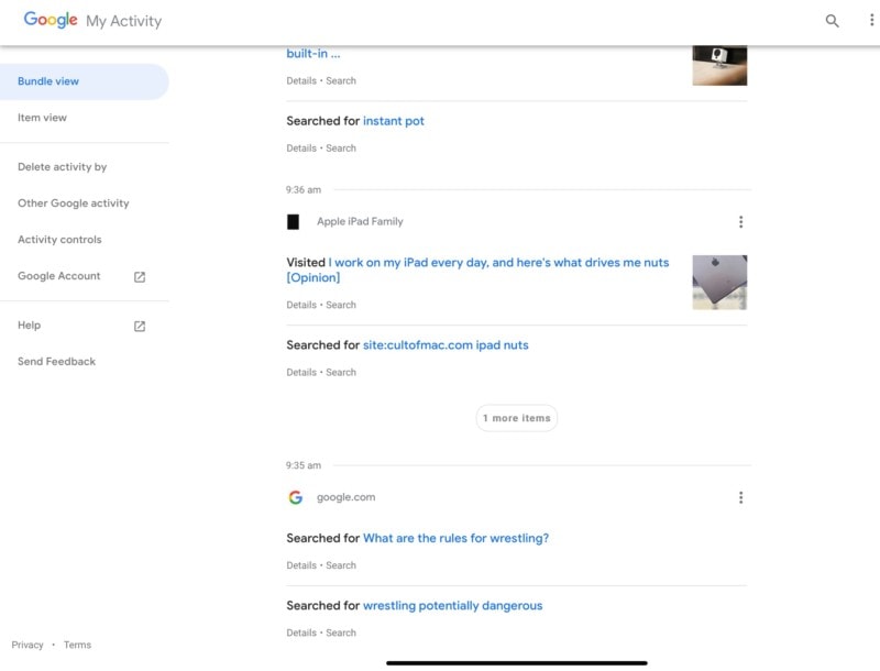 How to search your Google search history | Cult of Mac