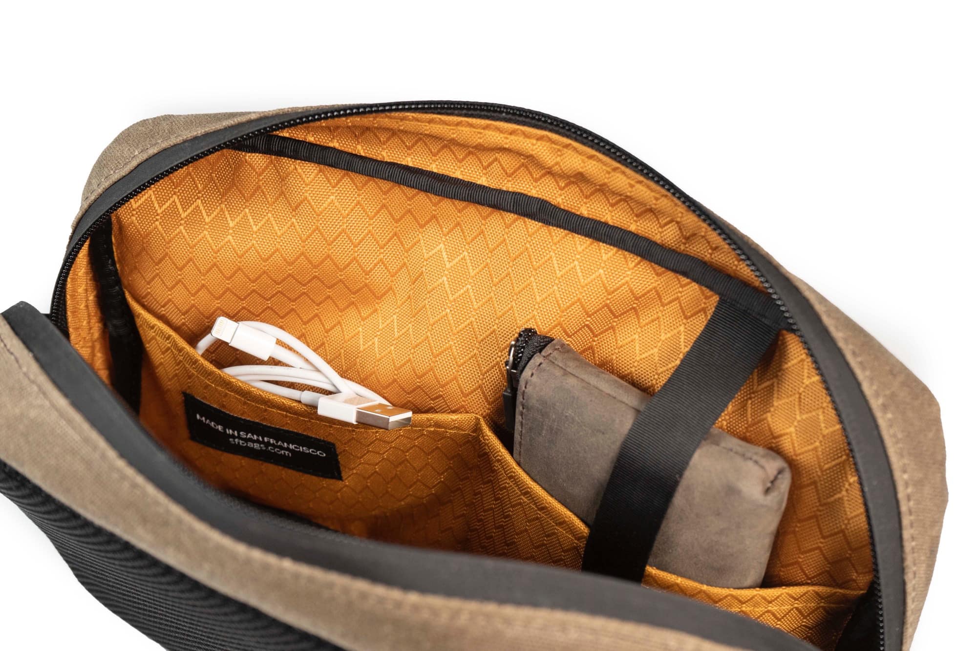 I dare you to lose something inside the Sutter Sling Pouch. I double-dare you.