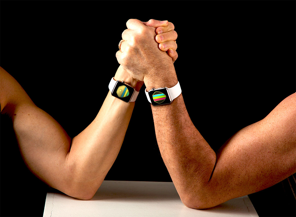 Apple Watch arm wrestling