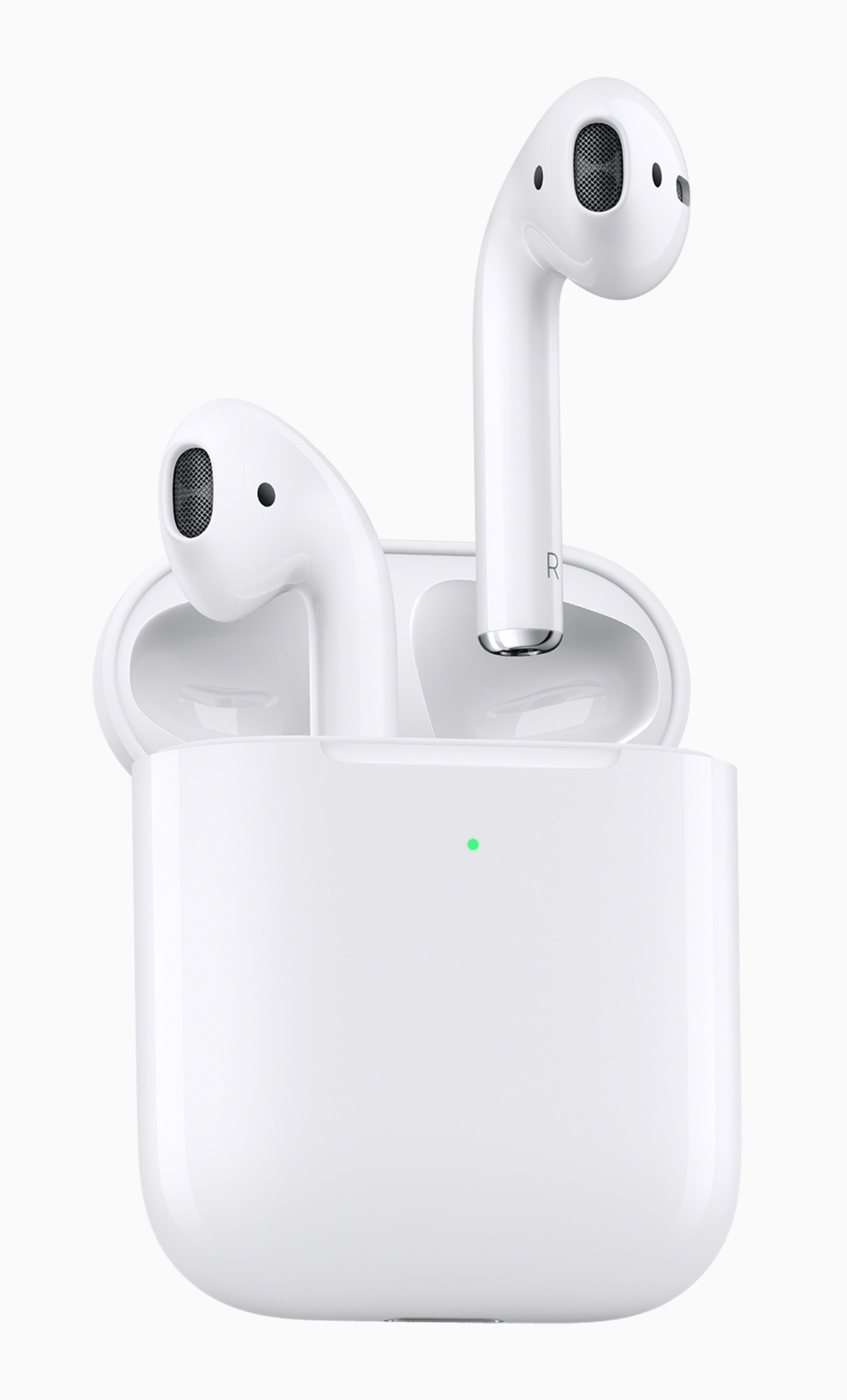 Second-gen AirPods offer the option of Apple's own wireless charging case.