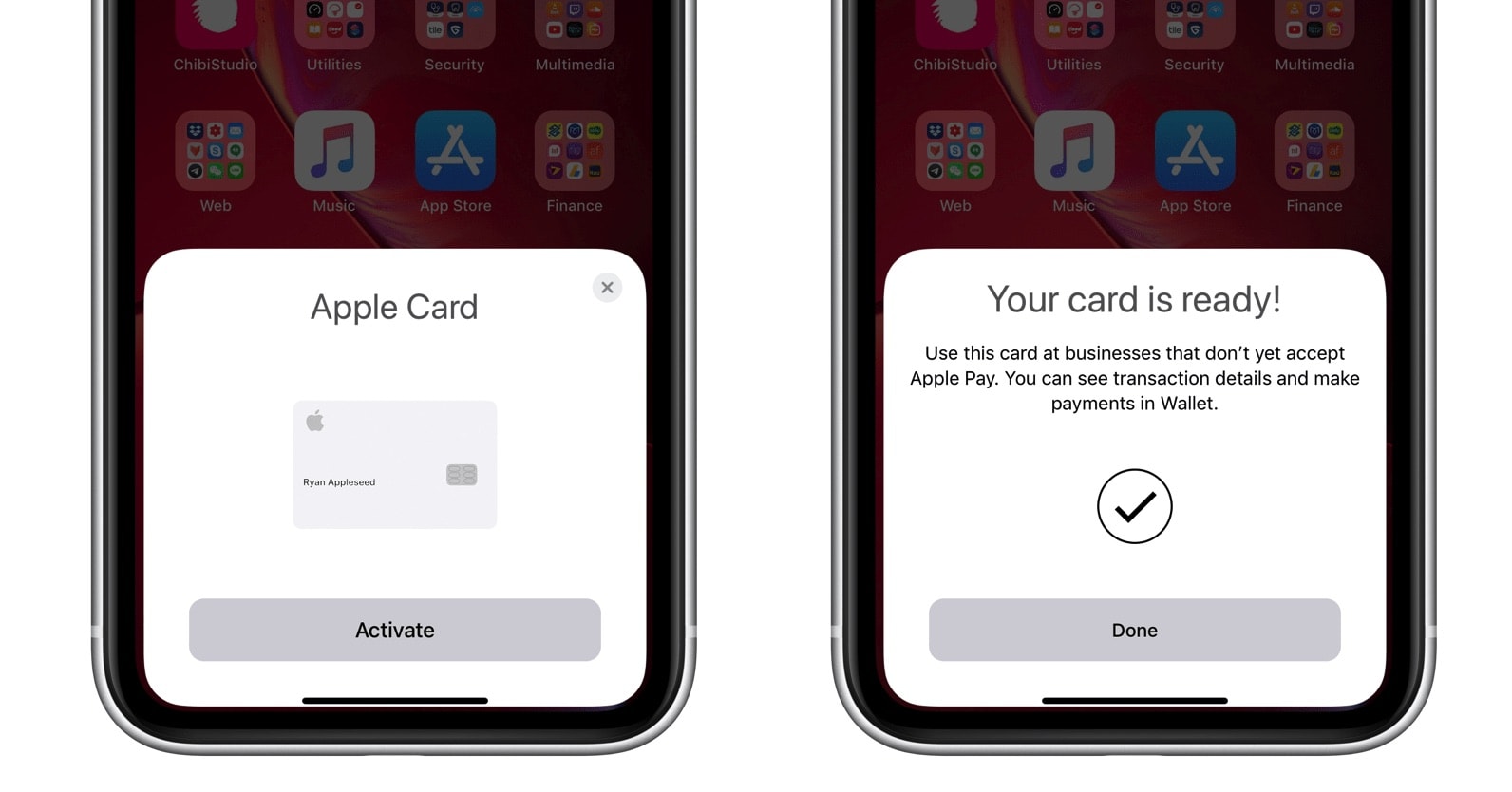 Apple Card activation 2