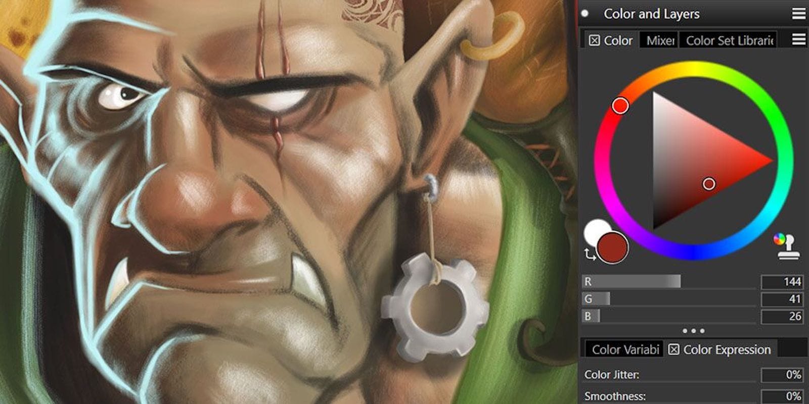 This pro Mac app from Corel includes all the tools you need for creating digital masterpieces.