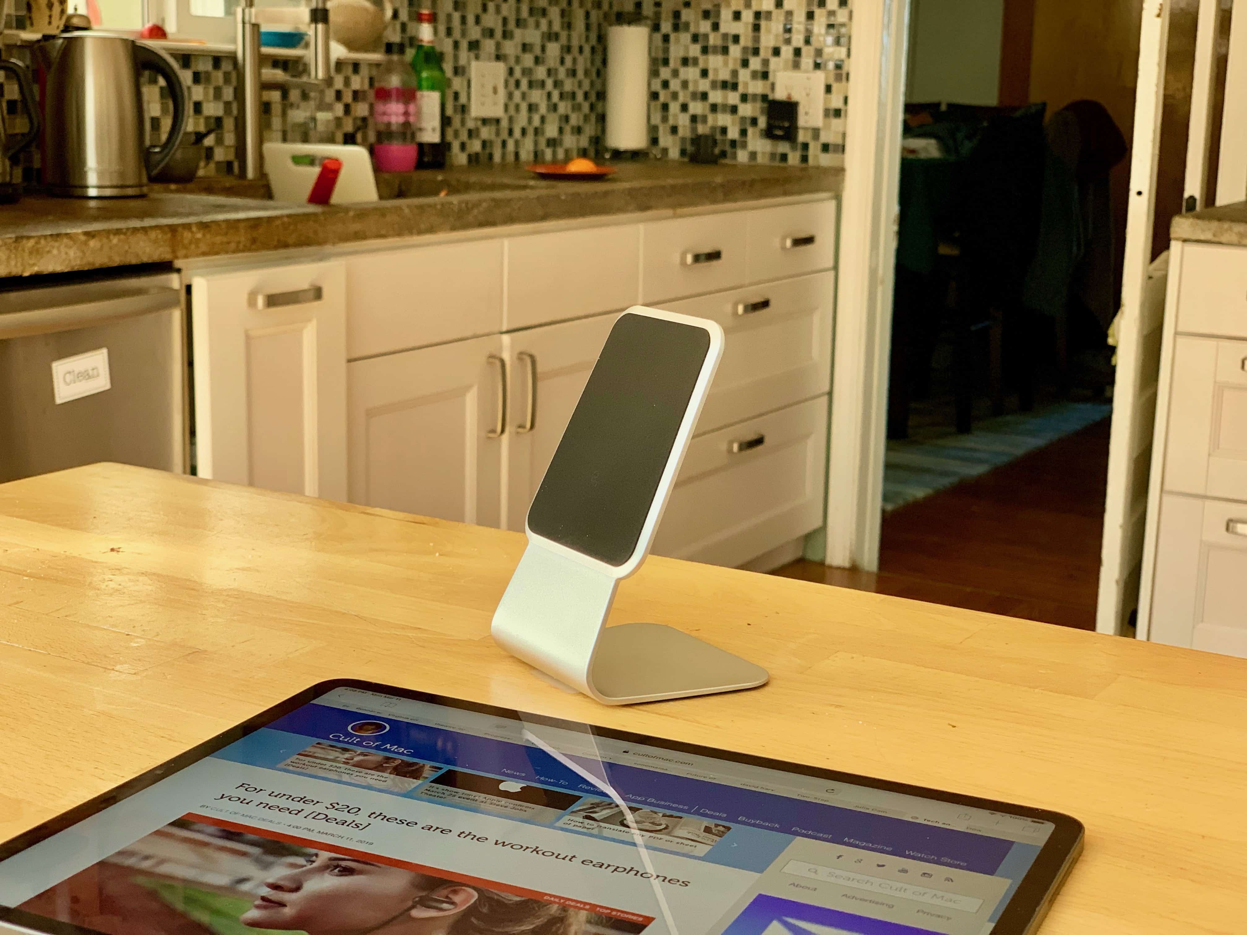 Wiplabs Slope review: This aluminum iPad stand has a sticky micro-suction pad to keep your iPad in place.