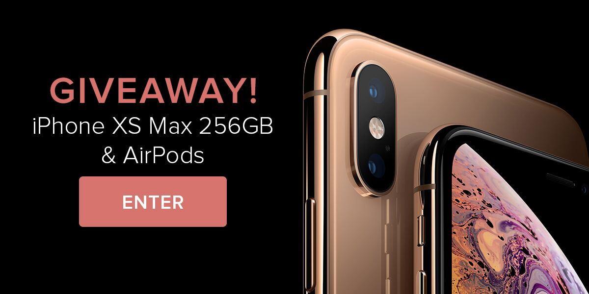 Now's your chance to score a free iPhone XS Max and a set of wireless AirPods.