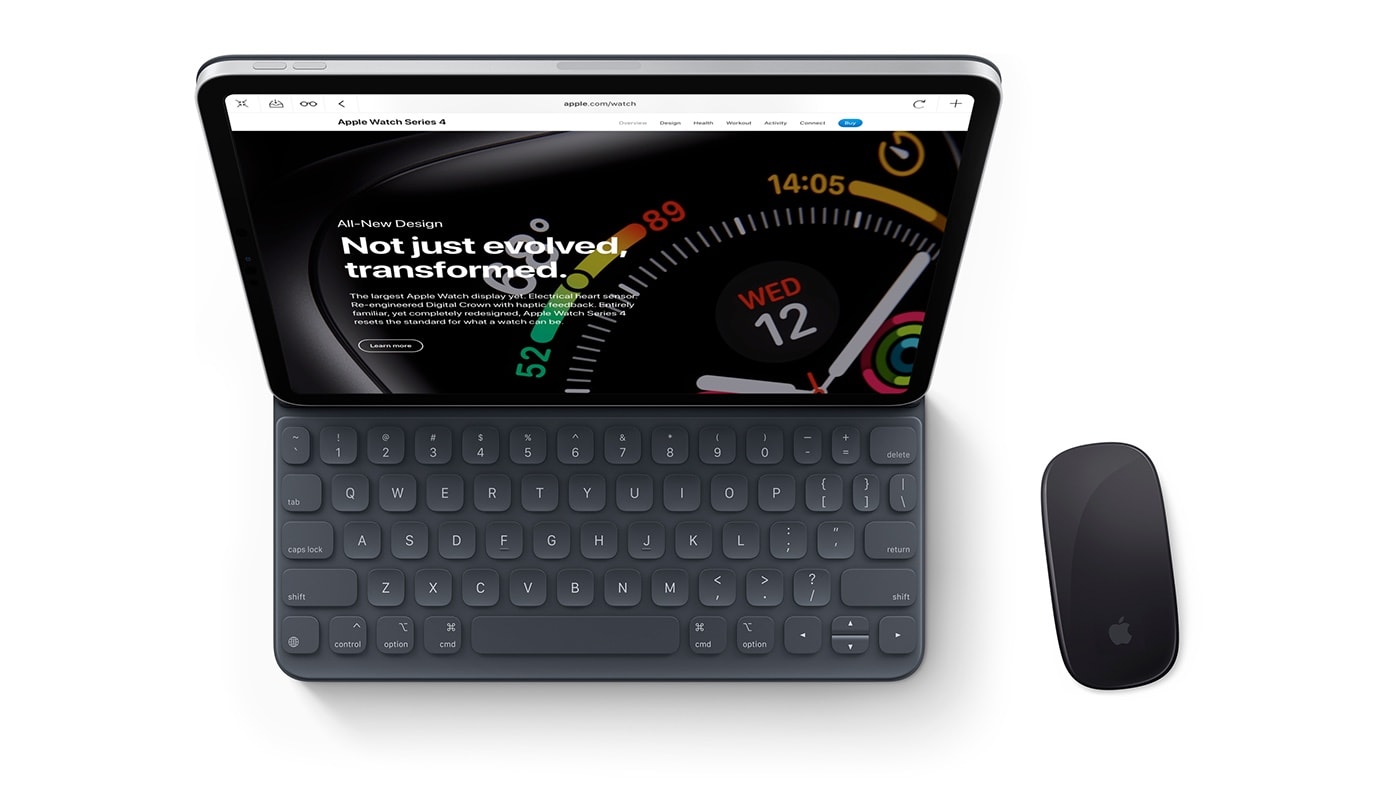 An iPad Pro with Smart Keyboard Folio and Magic Mouse, or a MacBook by another name?