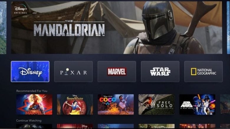 Disney+ streaming service