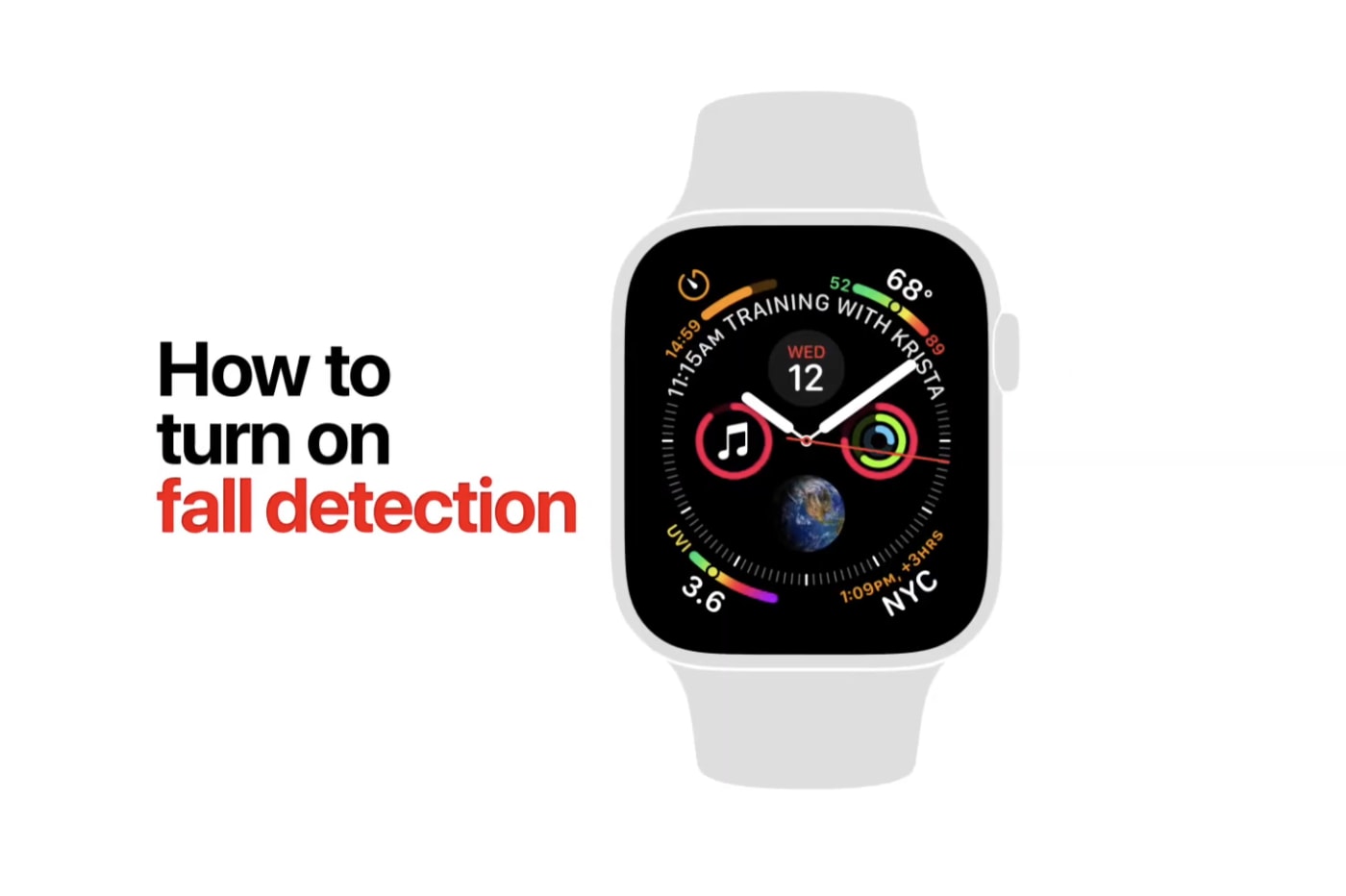Fall detection ad from Apple