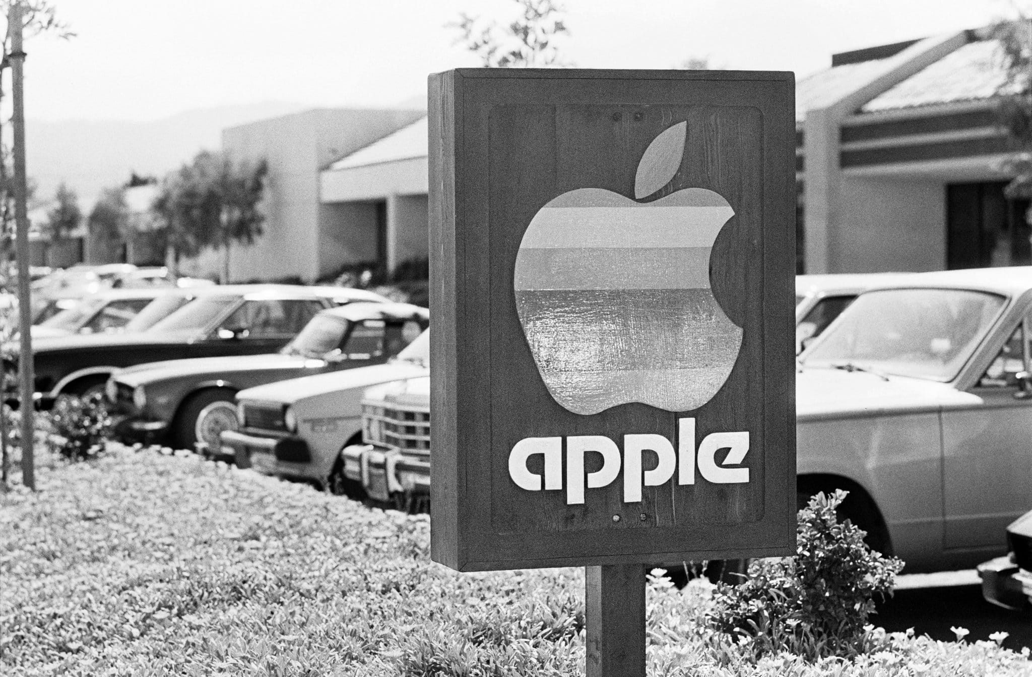 Apple's headquarters in Cupertino in 1980