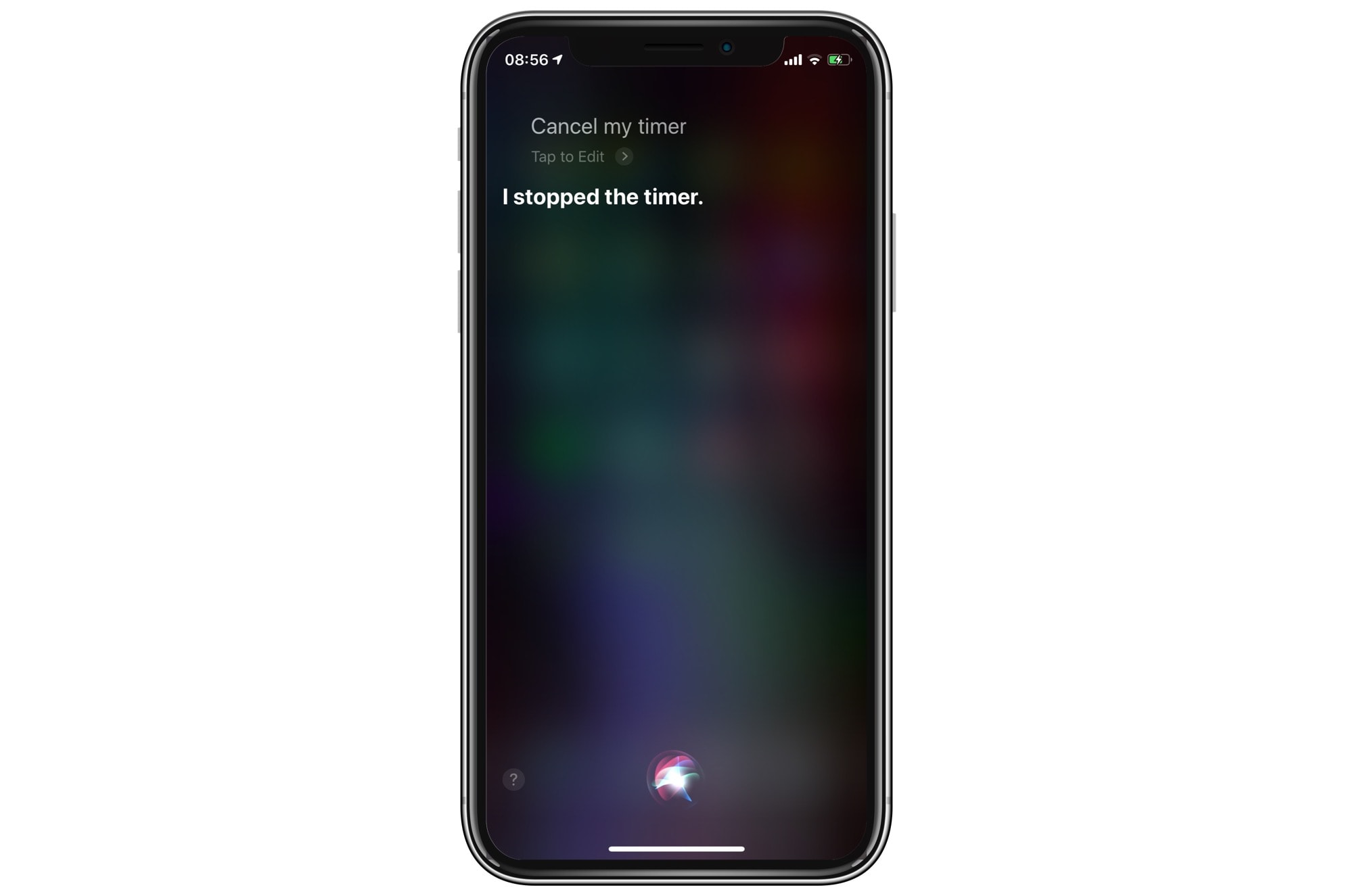 Siri can stop timers as well as starting them.