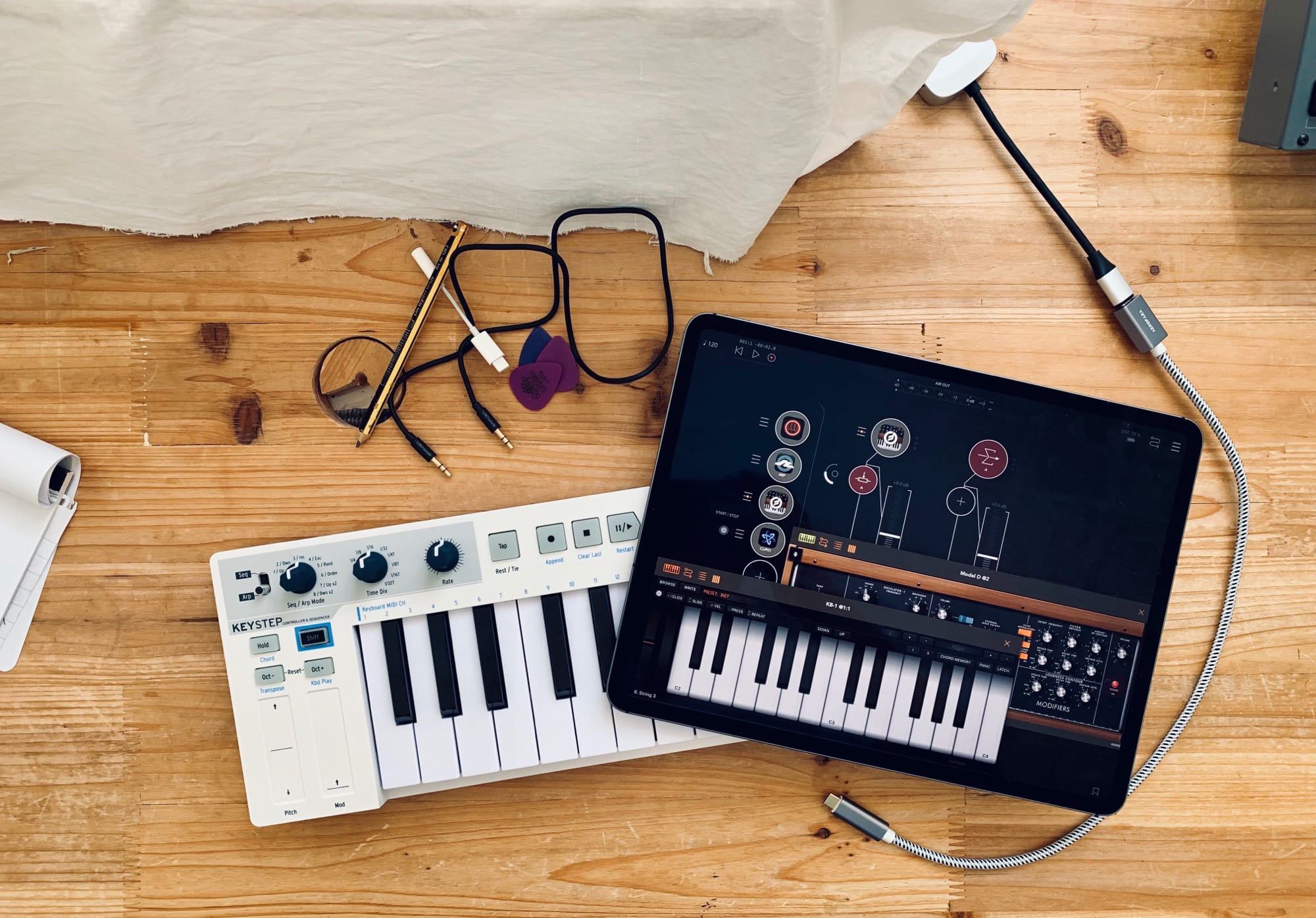 Good luck using the iPad Pro for making music.