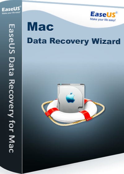 Mac Data Recovery Wizard by EaseUS recovers lost data.