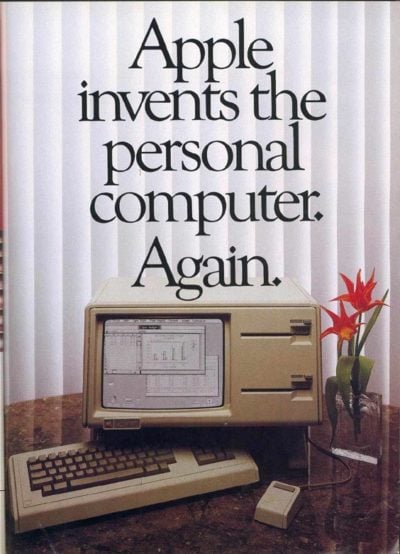 This was true. Kinda. The Apple Lisa did reinvent the computer.