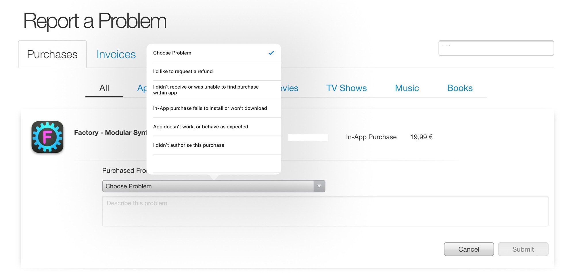 Choose a reason for your refund. Choose a reason for your refund.