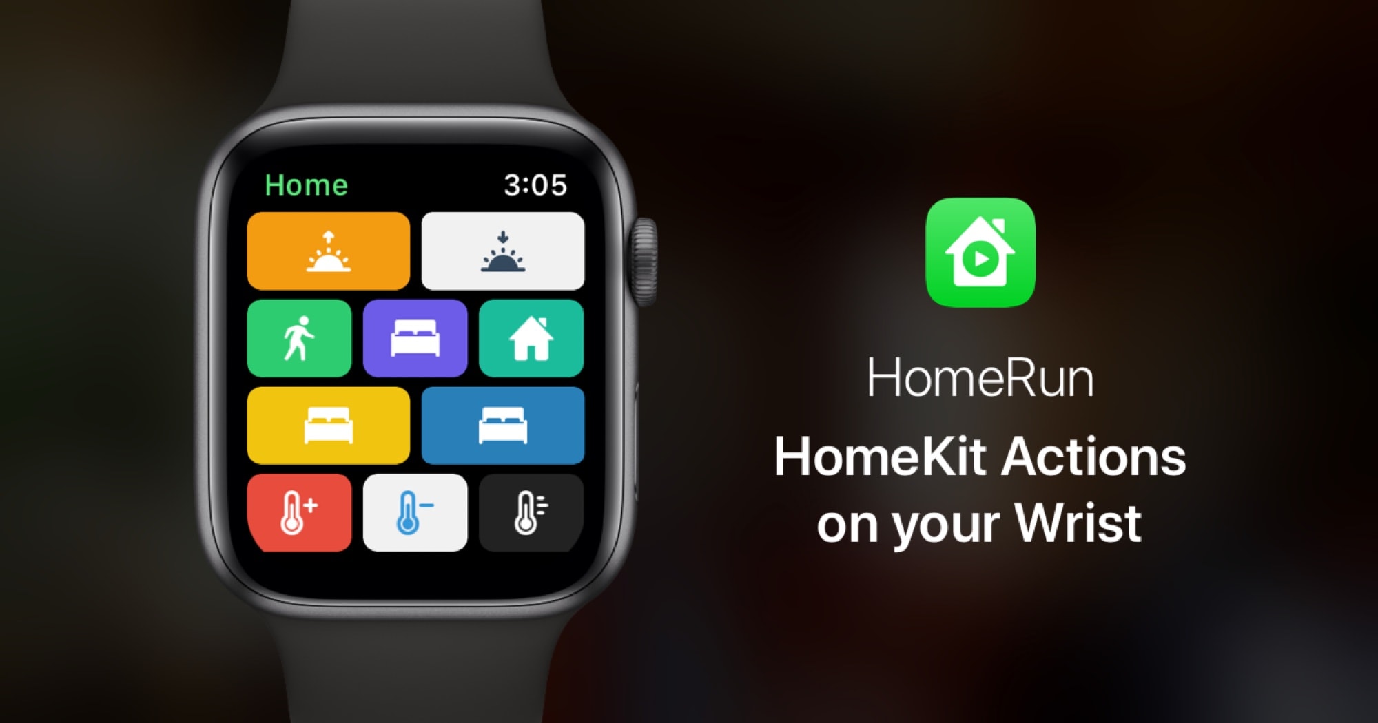 HomeRun — control HomeKit from your watch.