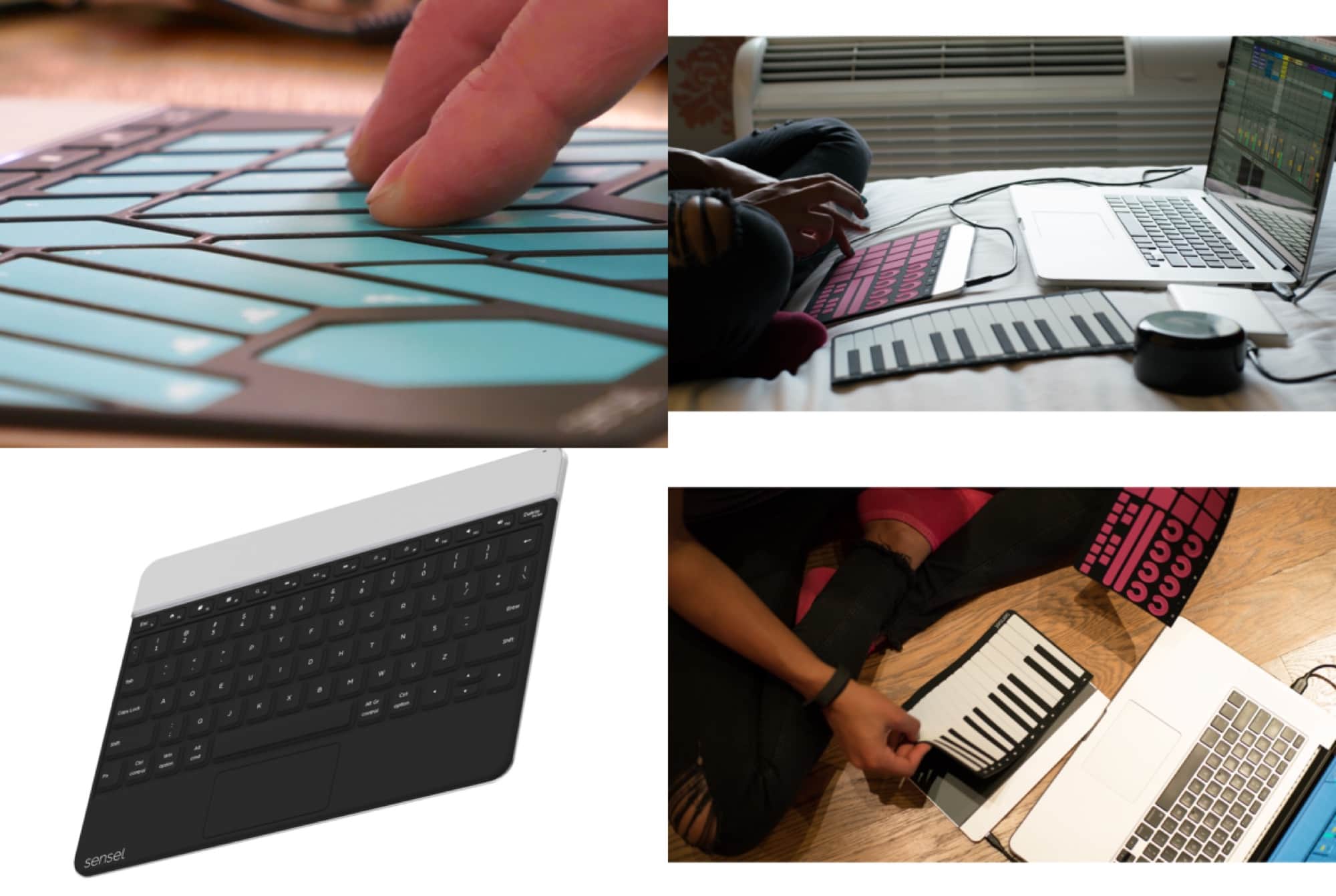 The Sensel Morph keyboard is portable and flexible.