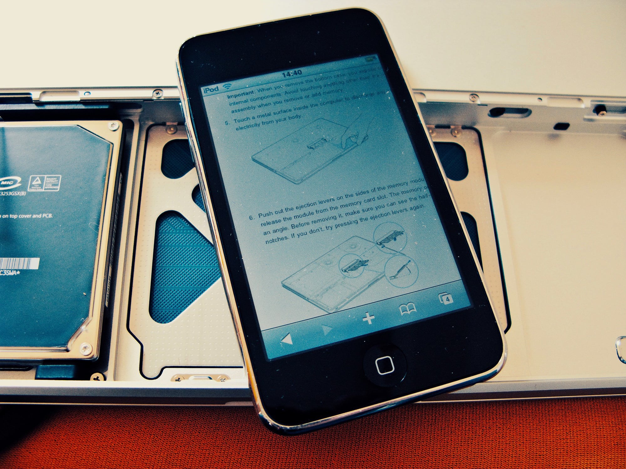 It's a repair manual! The iPod touch can be anything.