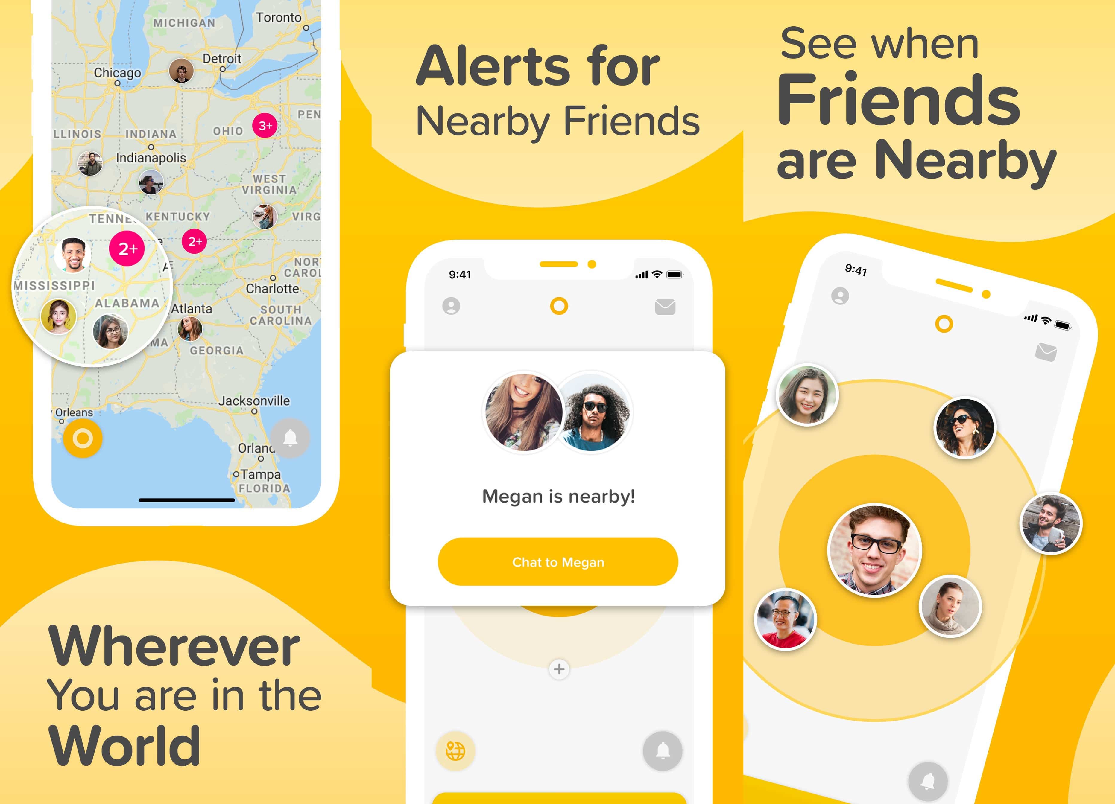 Never miss a nearby friend again, with Yoke.
