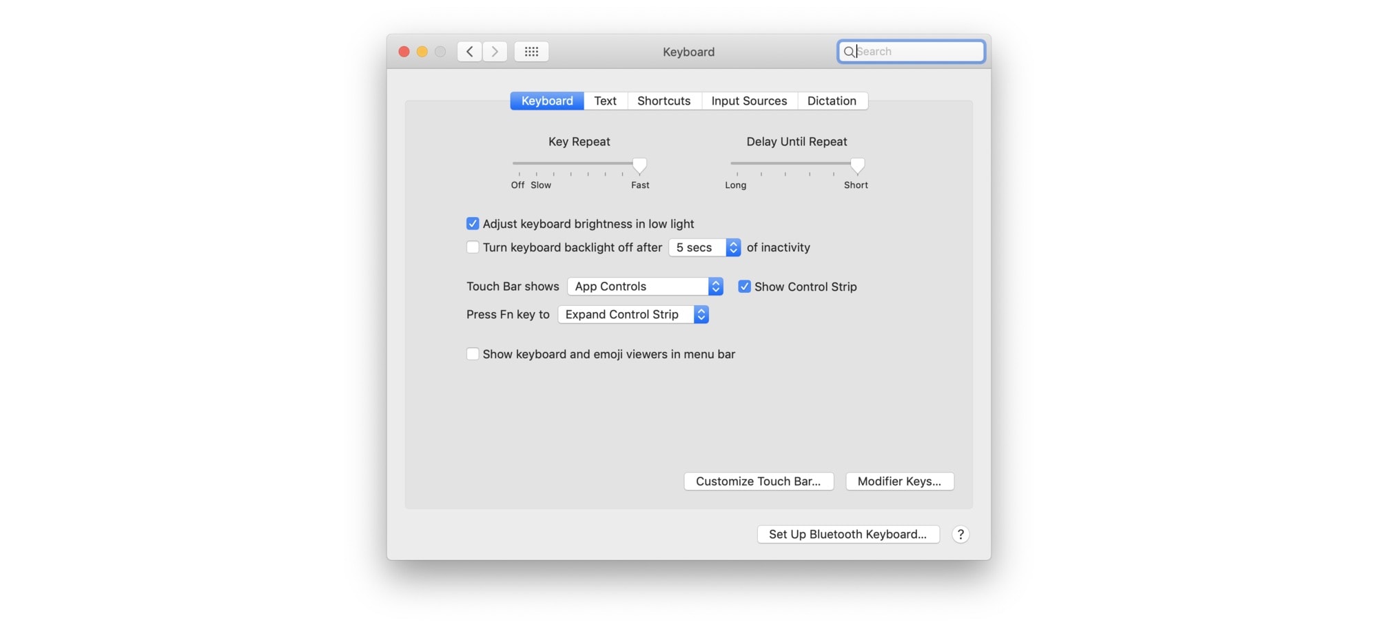 Mac keyboard preferences. Mac keyboard preferences.
