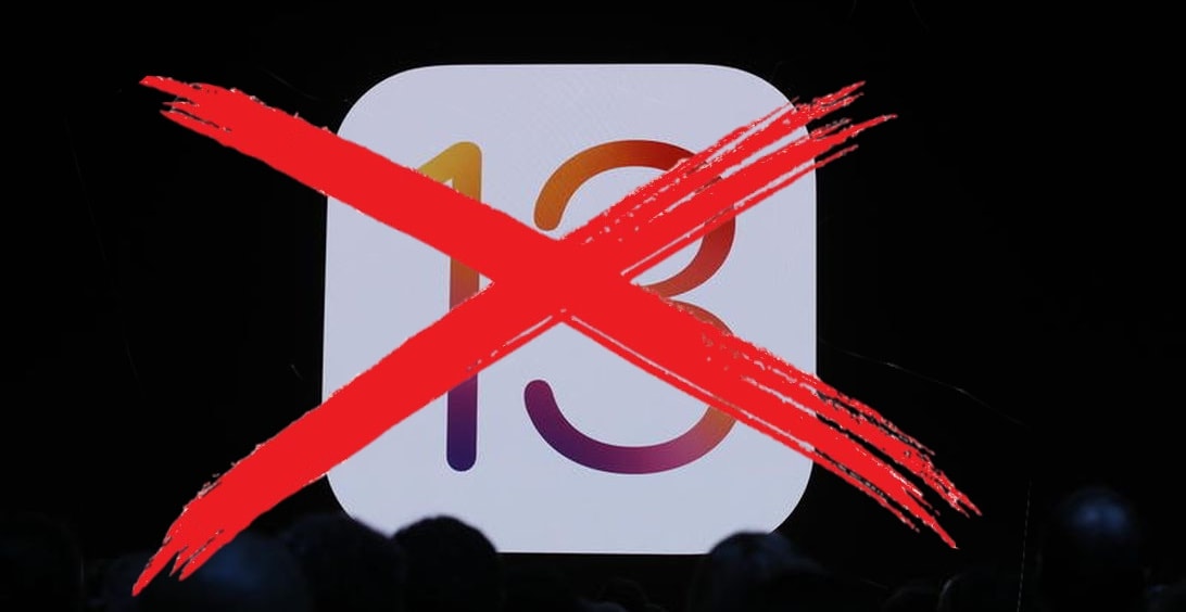 No iOS 13